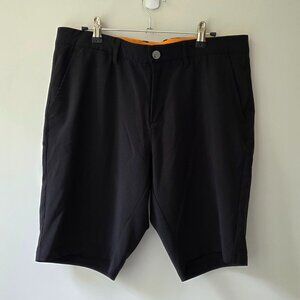 MACADE Golf Performance Shorts Stretch Poly | 34 Waist | Slim Fit Black EUC